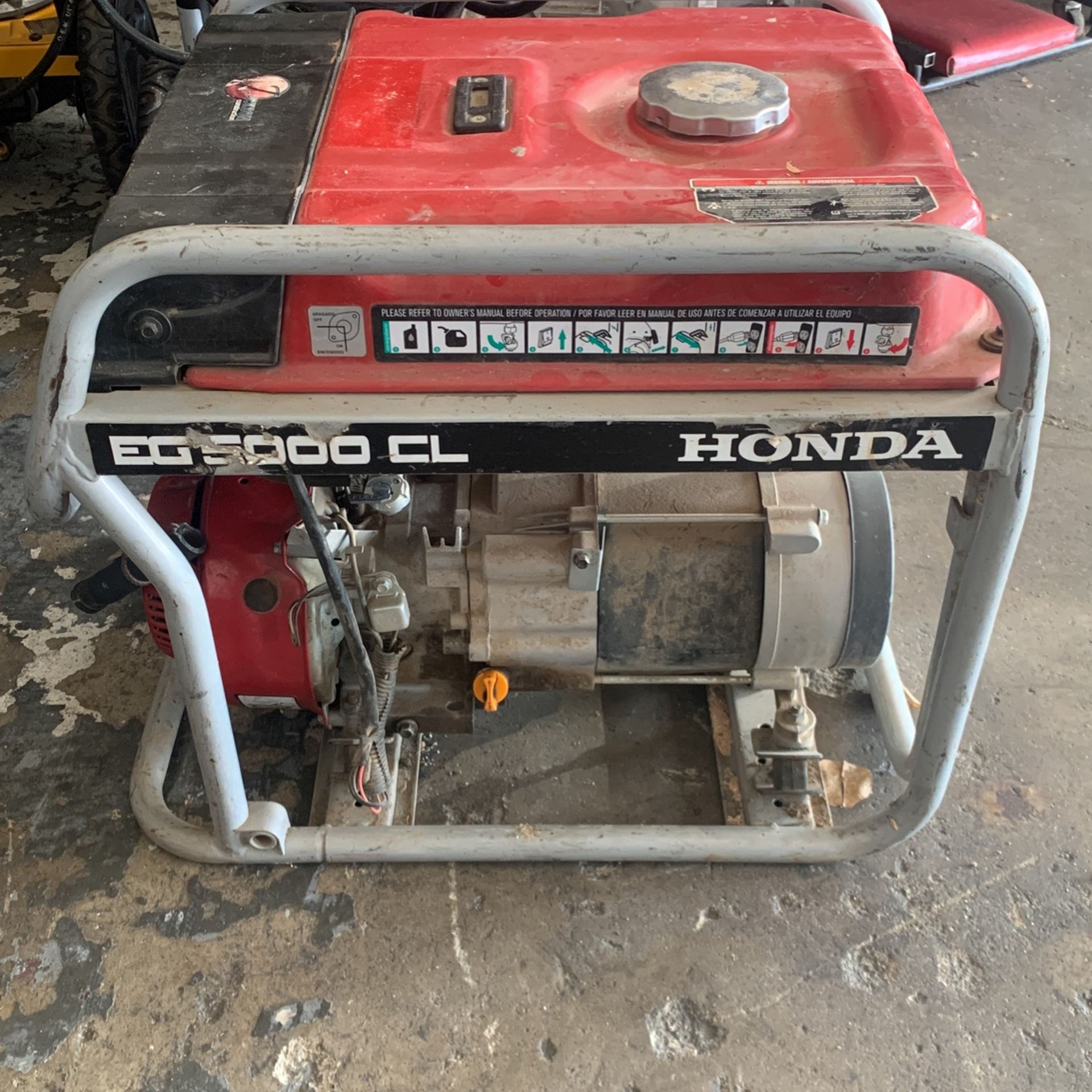 Honda Generator EG 5000 CL $600