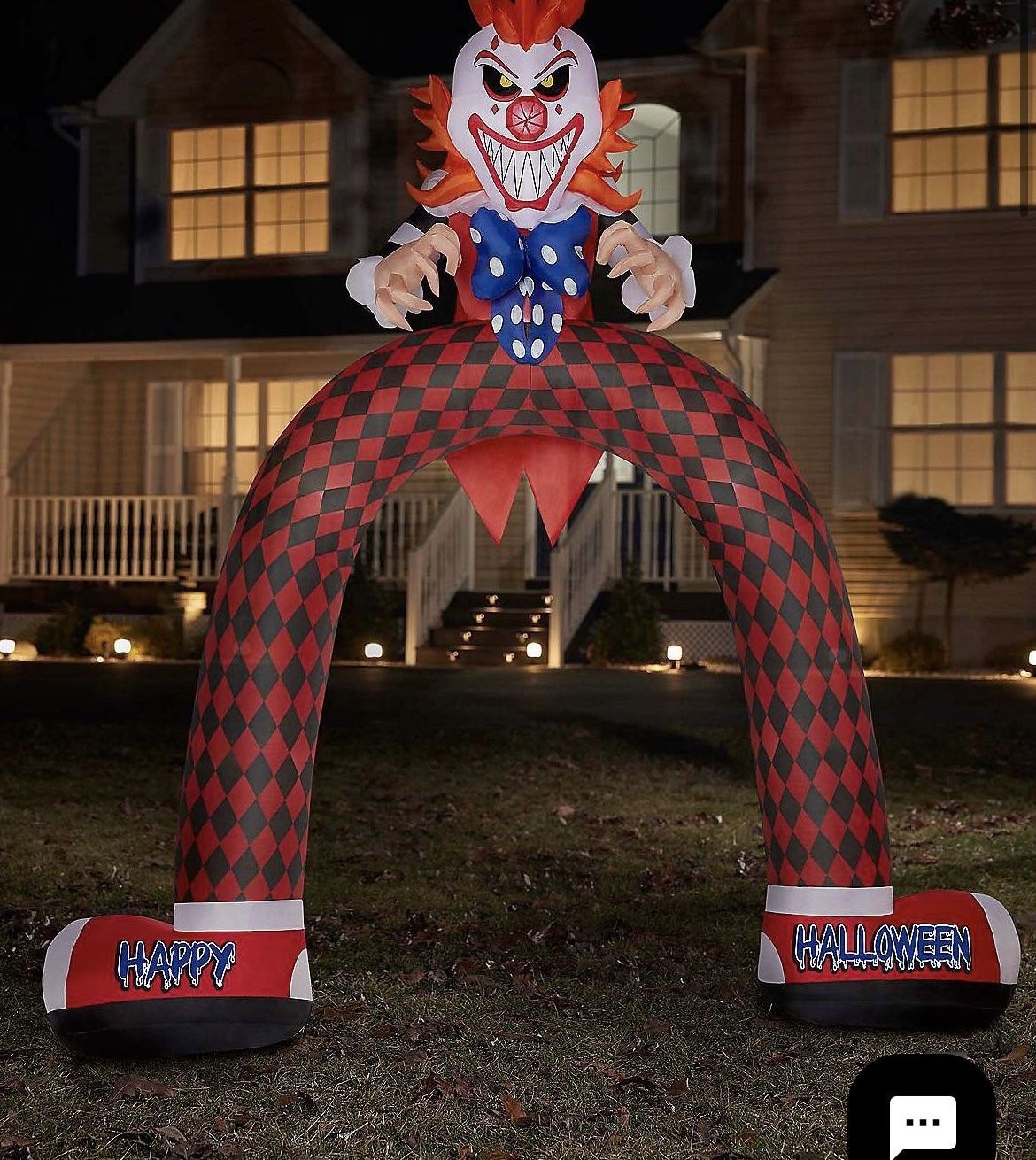 12ft inflatable Clown Halloween Archway