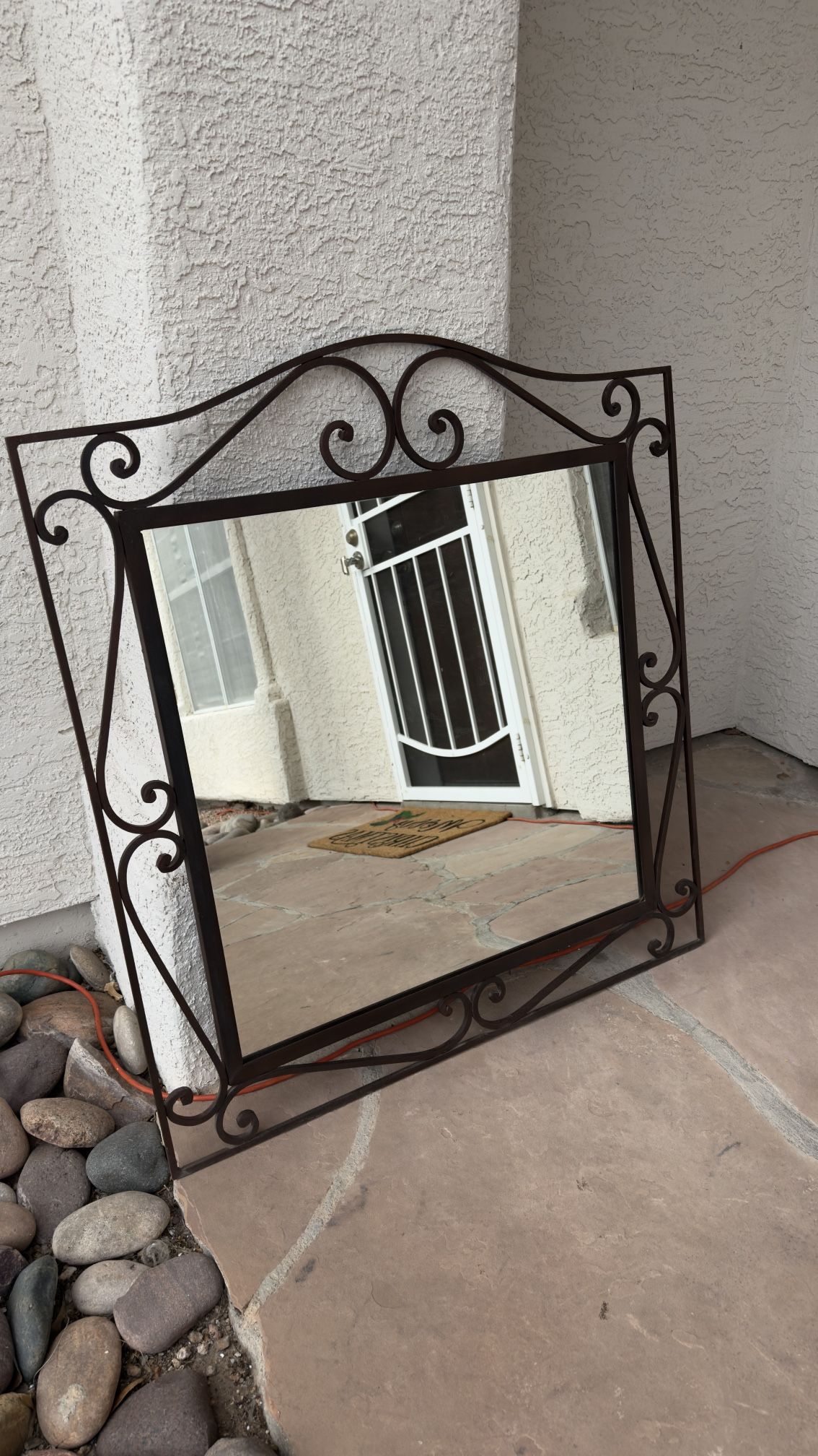 Wrought Iron Mirror