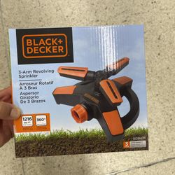 BLACK+DECKER 3-Arm Sprinkler