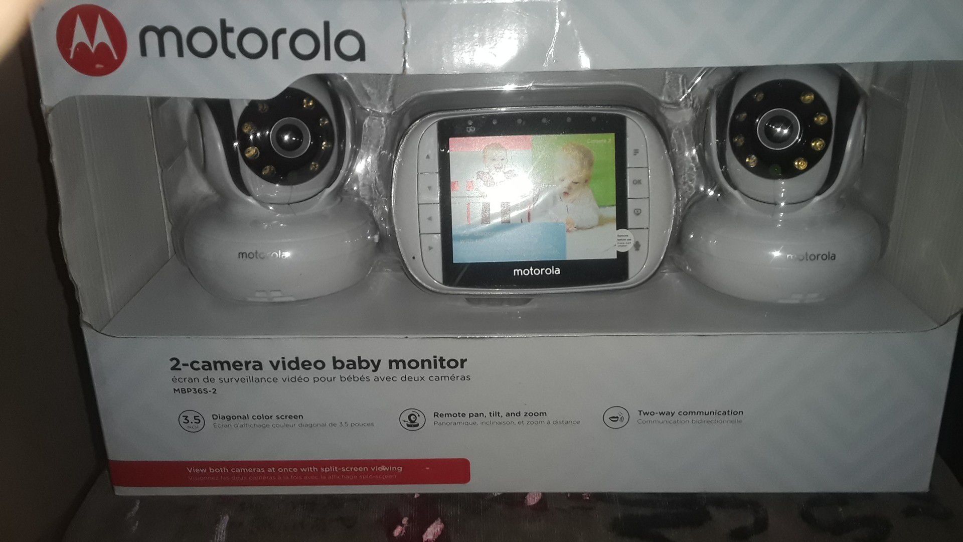 Motorola 2 camera video baby monitor
