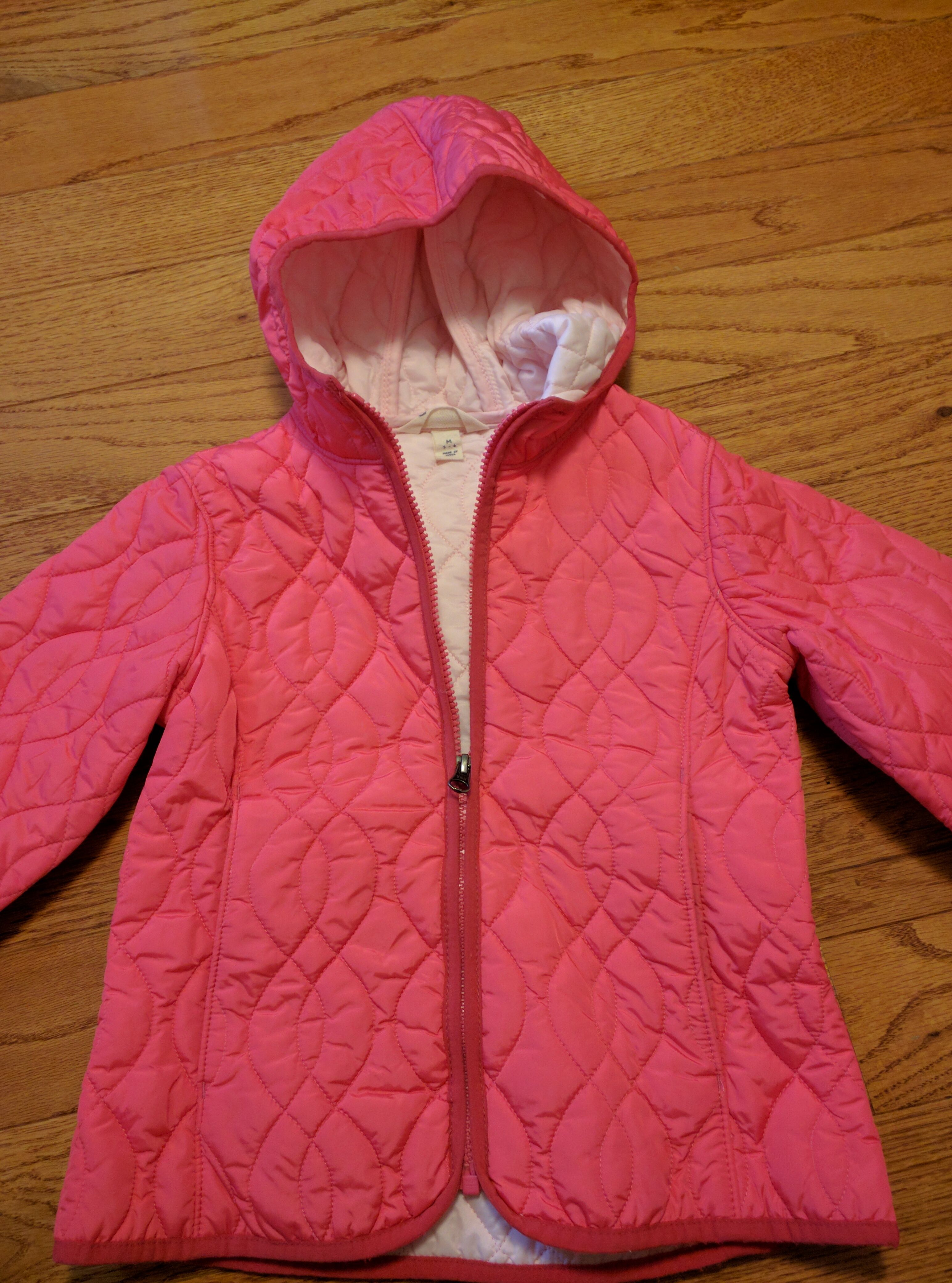 Mid season Lands end quilted jacket size 5-6