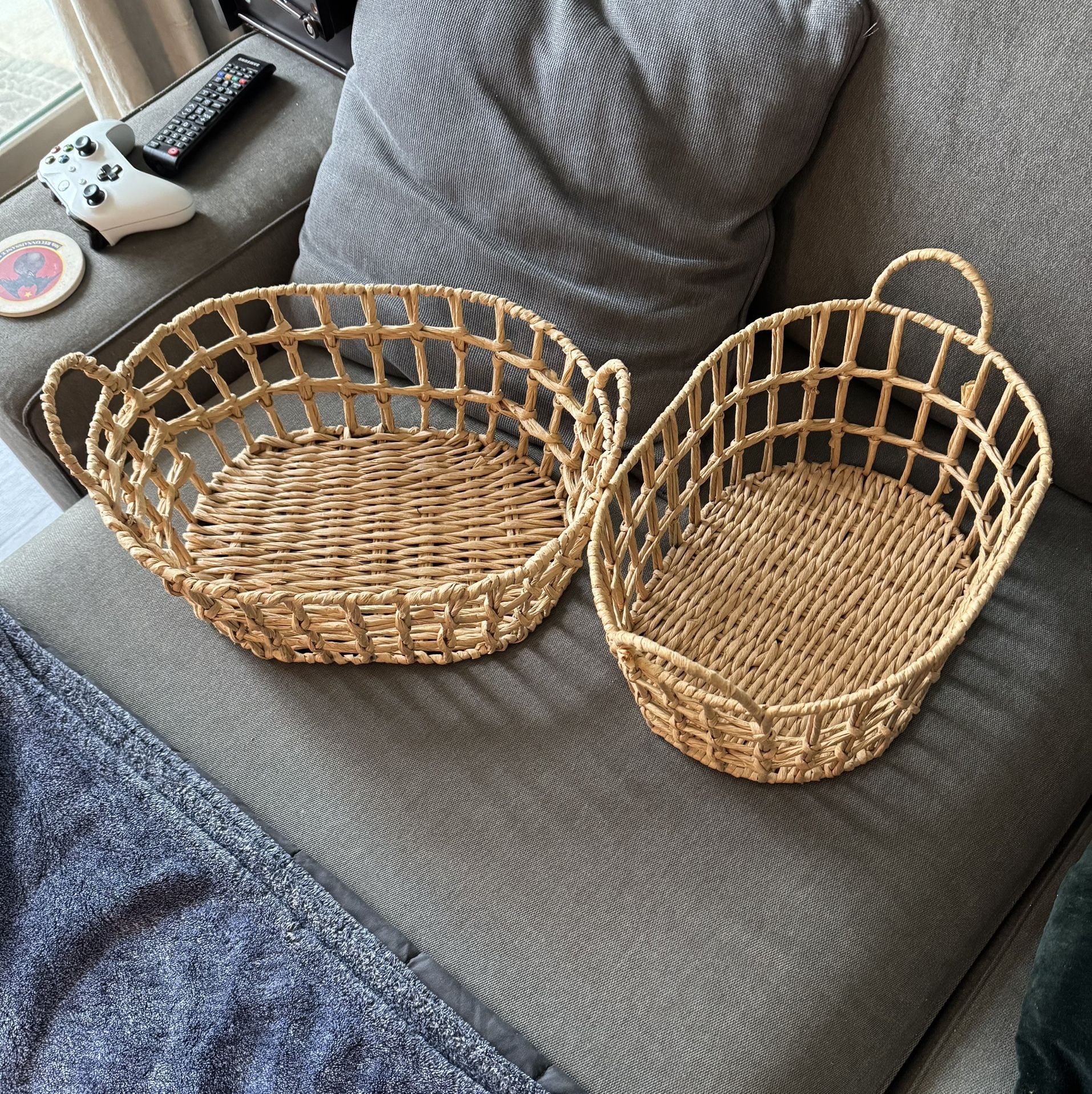 2 Storage Baskets