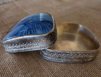 Enamel & Metal trinket box