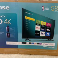 58" Hisense 4k Smart Tv