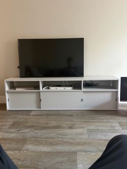 BESTÅ TV unit with doors,