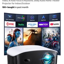 Smart Mini Projector with WiFi and Bluetooth 