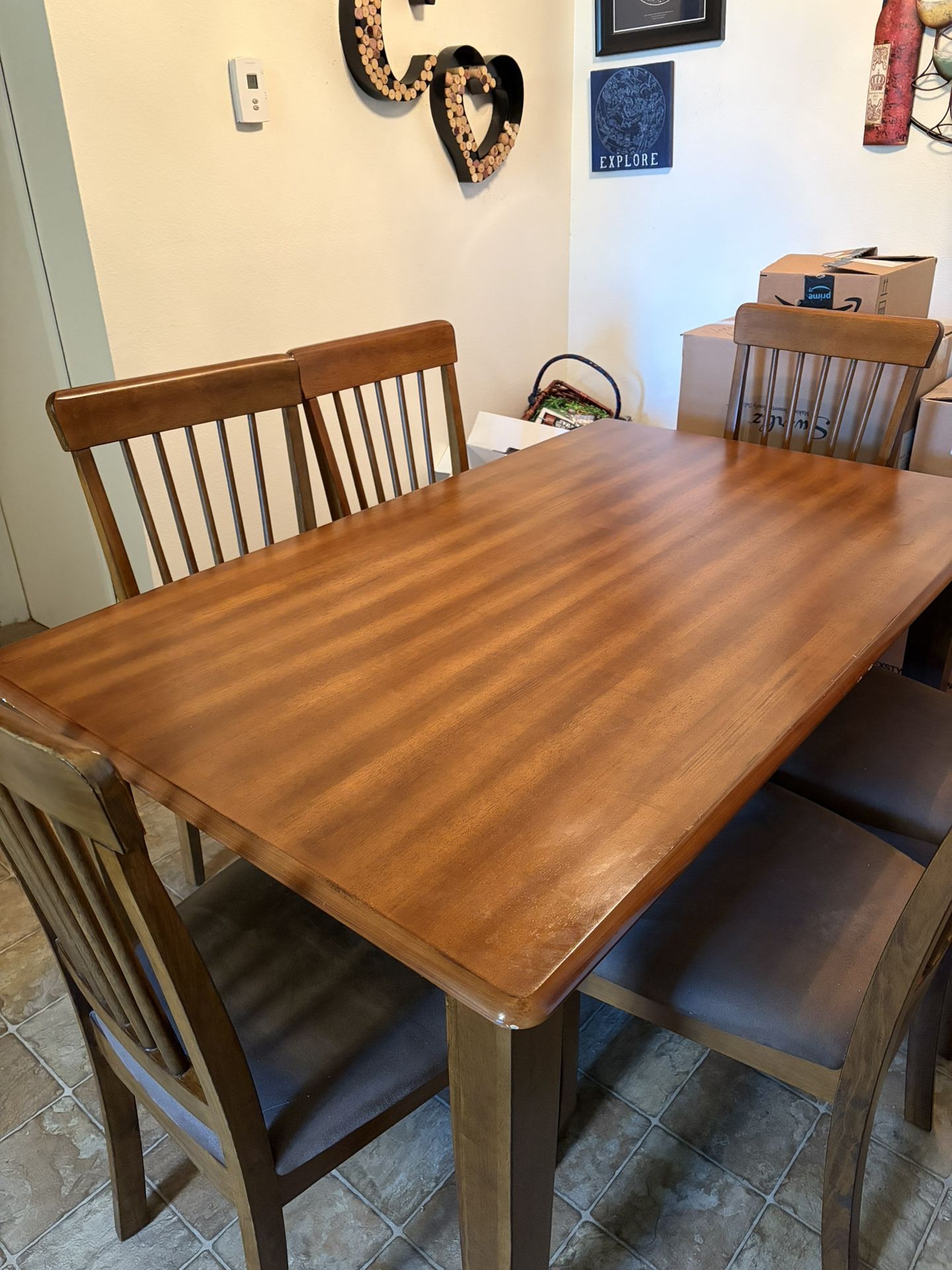 Dining Table and 6 Chairs For Sale