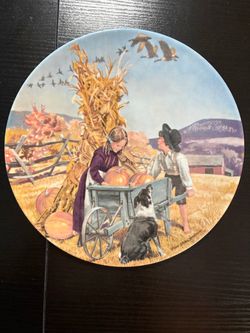Don Spaulding Autumn Harvest Decorative Collector Plate