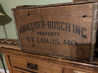 Antique beer case