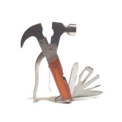 8 in 1 Pocket Multi-Fuction Tools Set Hammer Wrench Pliers Saw Blade Stainless