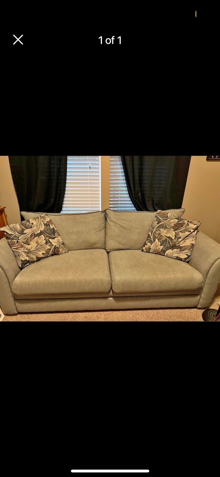 Very sturdy queen pull out sofa bed