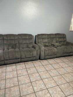 Sofa and Loveseat $800