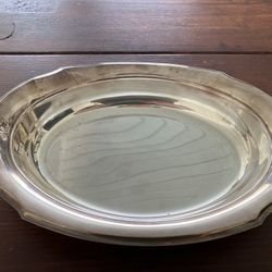 Antique WILCOX International Silver Plated Vintage Ornate Serving Tray #7112/5