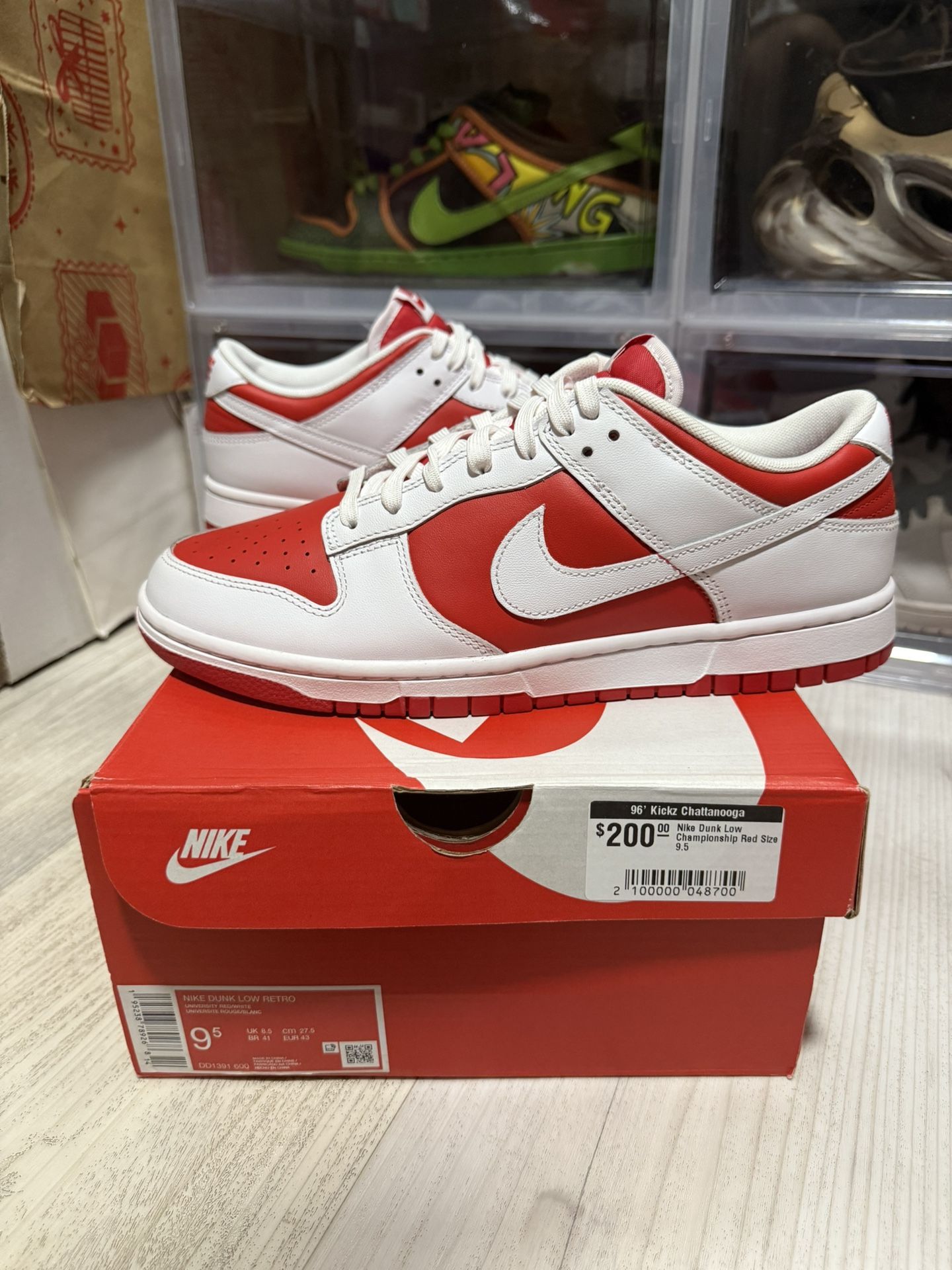 Nike Dunk Low Championship Red