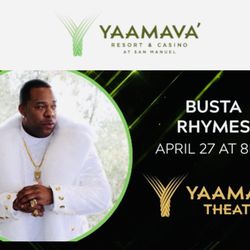 1 Ticket To See Busta  Rhymes 