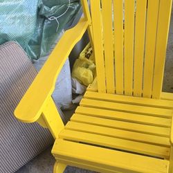 Yellow Chair. Been In Storage. 