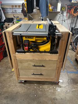 DeWalt  Table Saw and cabinet