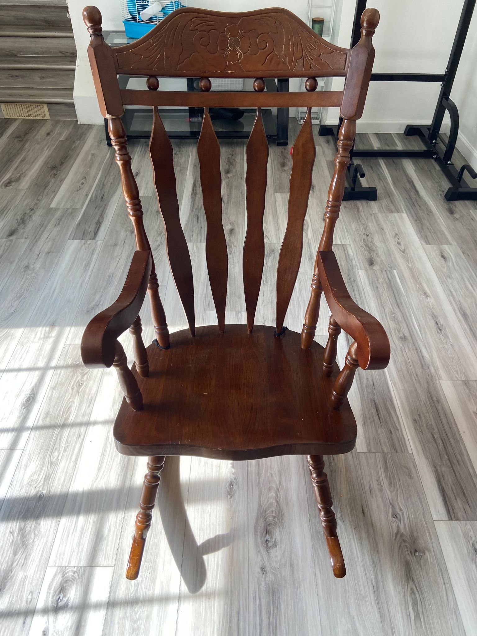 Wooden Chair, Rocking Chair 