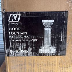Kenroy Floor Fountain 50400MS Great Deal New Open Box
