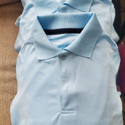 4 Polo dry fit shirts for school 