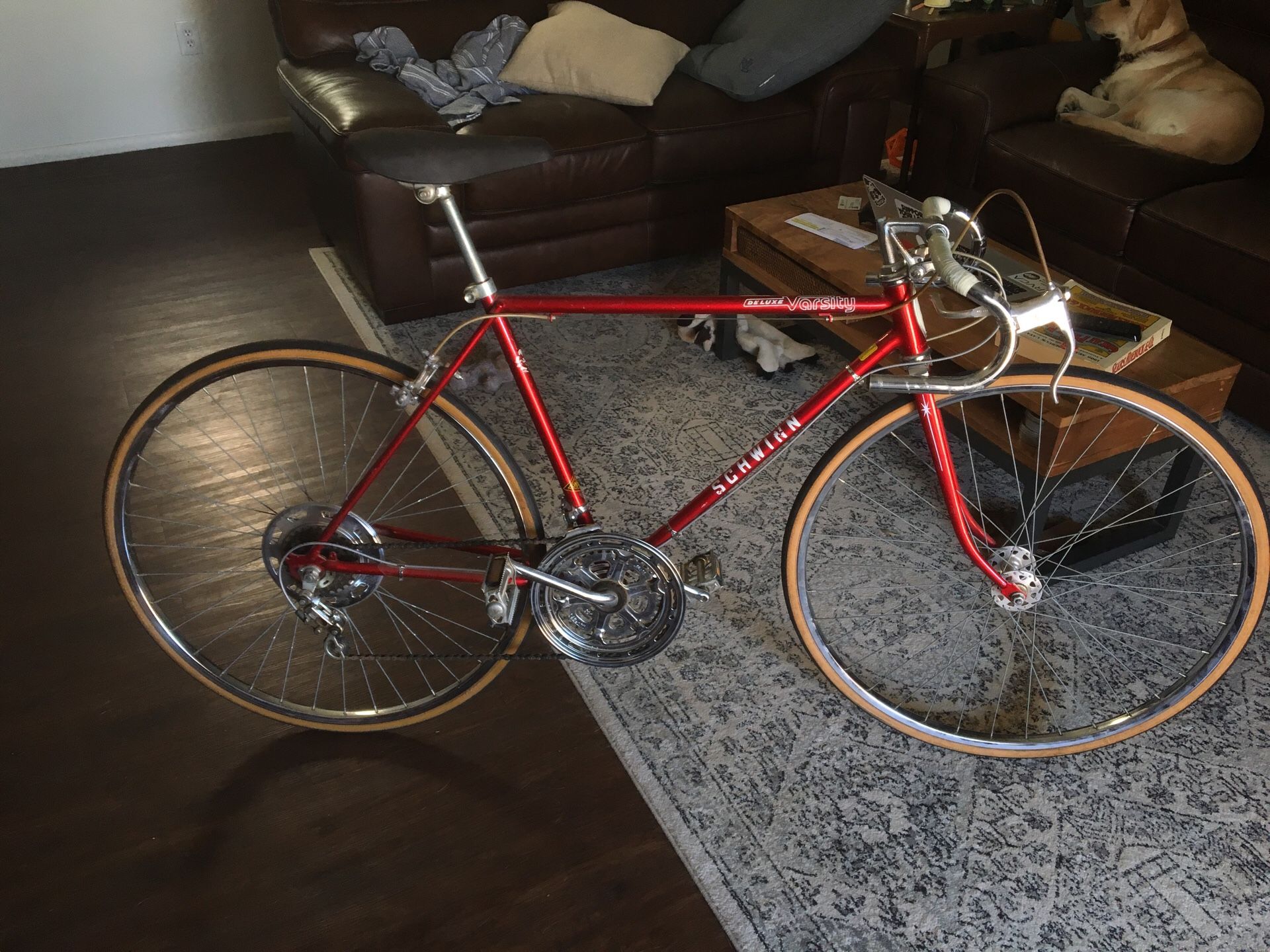1970s Schwinn Varsity Deluxe Mens road bike