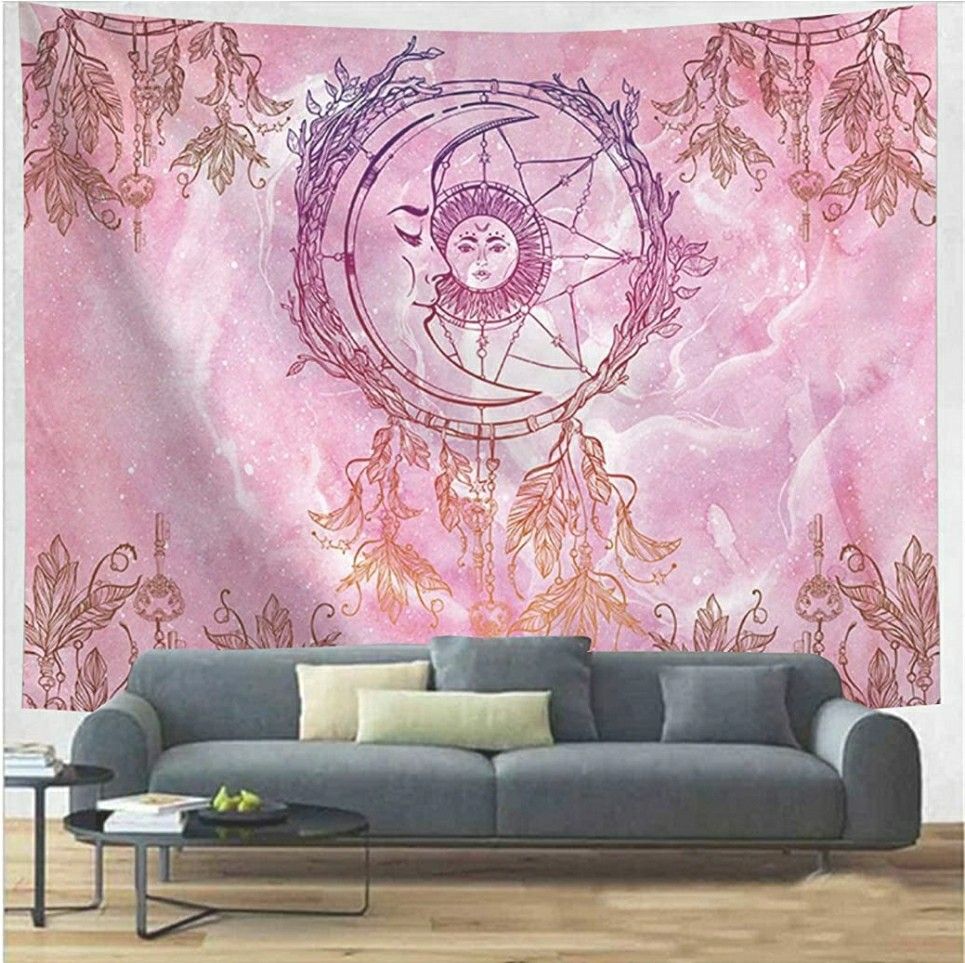 Dreamcatcher Tapestry Moon Sun Bohemian Mandala Beach Yoga Wall Hanging Home Decor Meditation Zen Peace