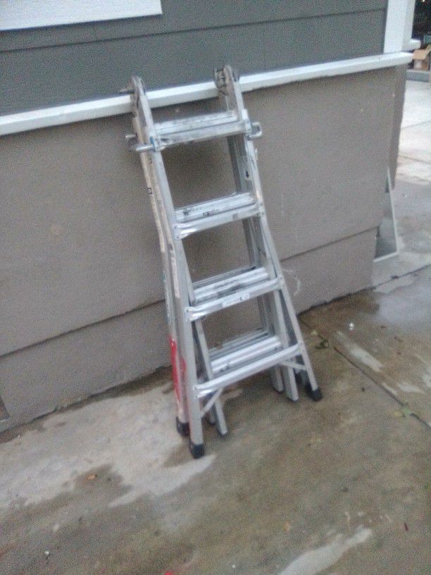 Werner 17 Foot multi-ladder 