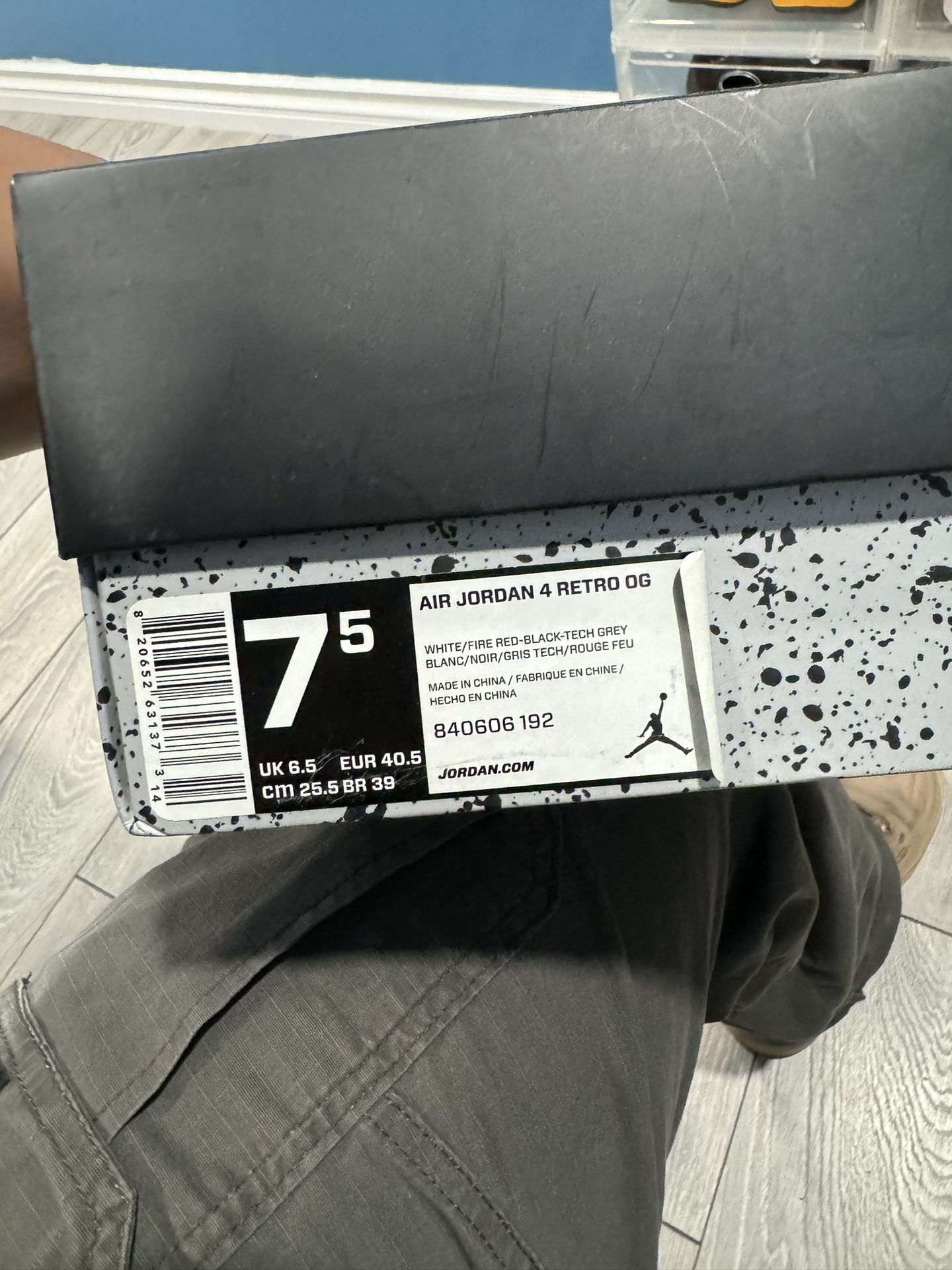 Jordan size 7.5