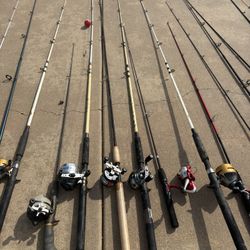Open & Closed Face Fishing Rods & Reels