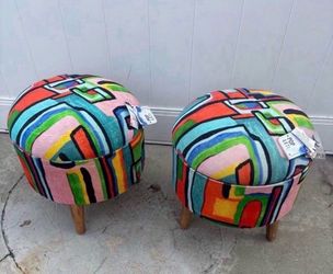 Round Ottoman Stools