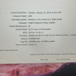 HP Z2 workstation 32 GB DDR4 RAM GTX 1060 game pc computer