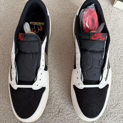 Jordan 1 Retro Low OG x Travis Scott  Olive, Size 13W/11.5M