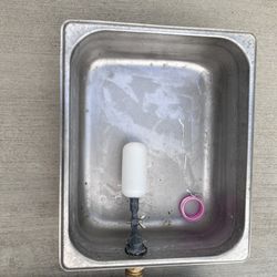 Dog Water Metal Plate With Refillable Pump. Must Be Connected With House. 