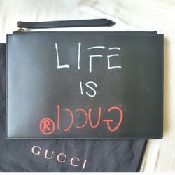 Authentic GUCCI Ghost Pouch 