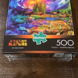 Amazing Nature Buffalo 500 piece Jigsaw Puzzle 