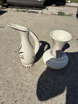 Pitcher And Vase