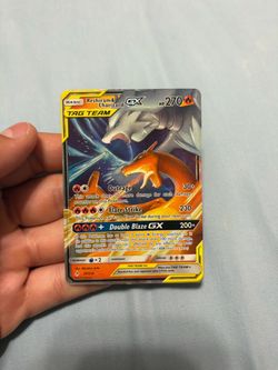 Reshiram and Charizard Tag Team mid condition