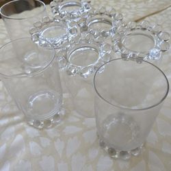 Vintage Imperial Candlewick 4" juice glasses