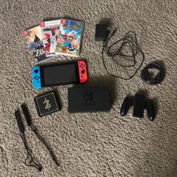 Nintendo Switch + 3 games