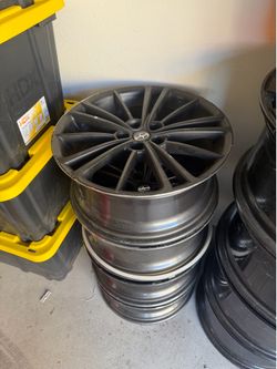 OEM 2013 Scion FR-S 17” Wheels - Plasti Dipped Black - Set of 4