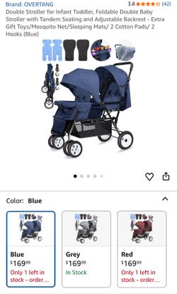 Overtang Double Stroller