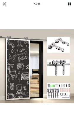 4-20 FT Sliding Barn Door For Glass, Wood Door, Other