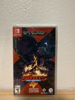 Streets Of Rage 4 [Anniversary Edition] Nintendo Switch