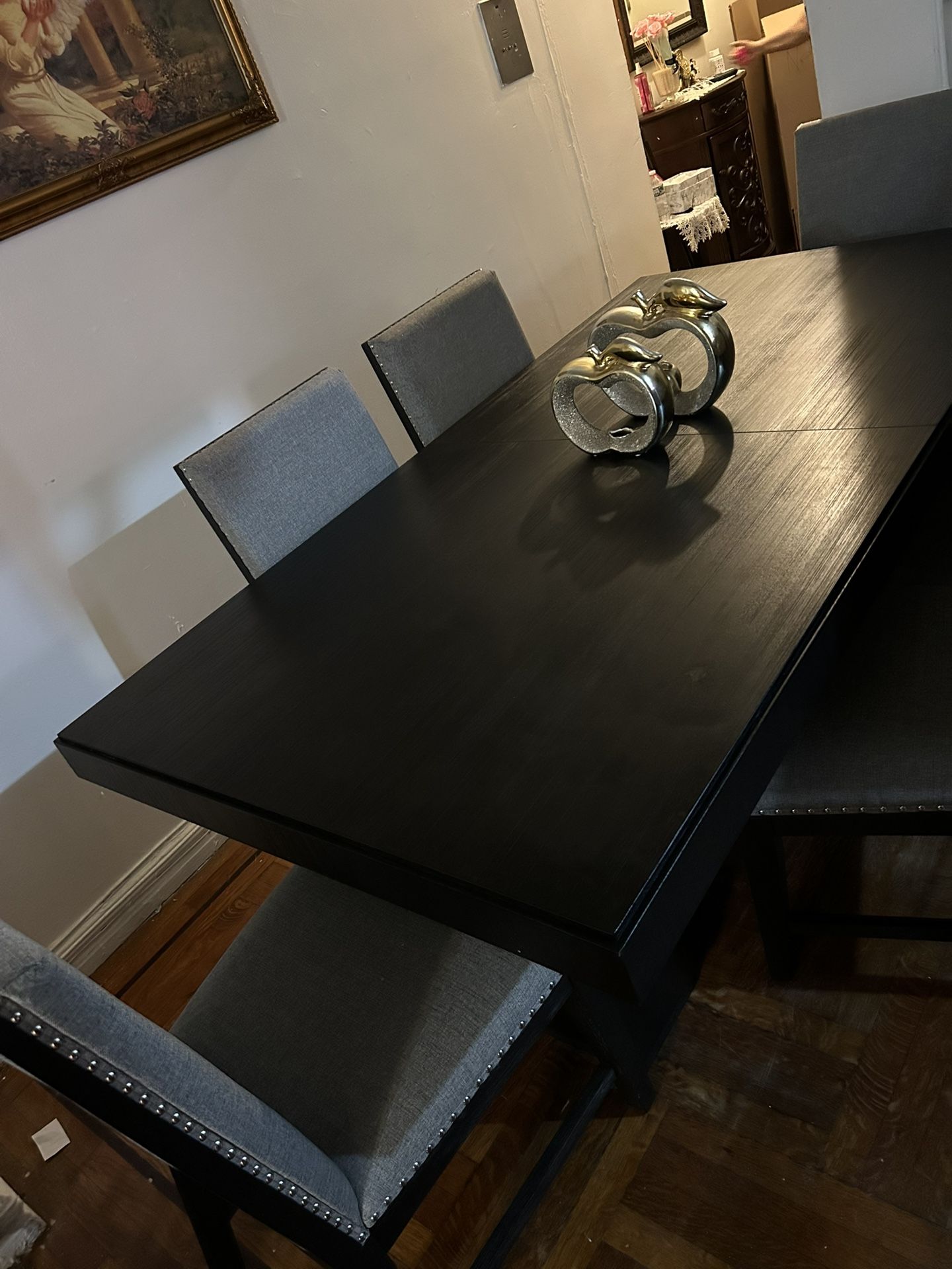 Black 6 Piece Dining Table