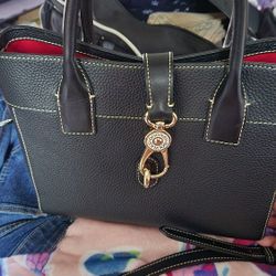 2 Dooney & Burke Bags & Black Matching wallet 