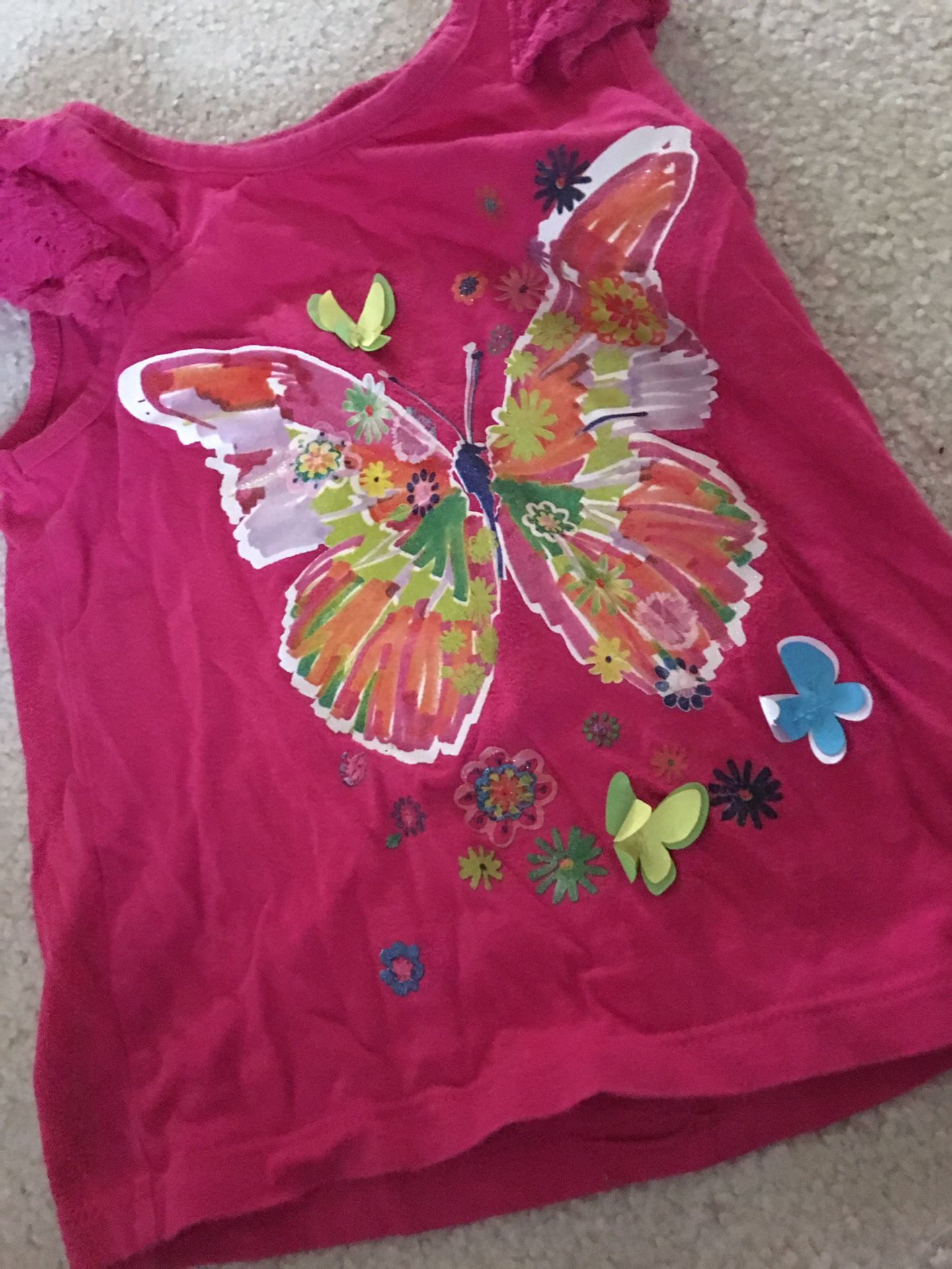Two butterfly shirts