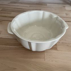 Glazed Ceramic Bundt Bowl