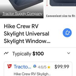 Hike Crew Skylight For A RV