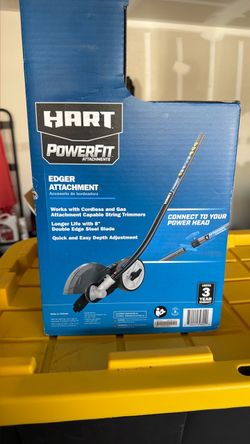 HART PowerFit Edger Attachment – Fits Ryobi, Toro, Troy-Bilt & More